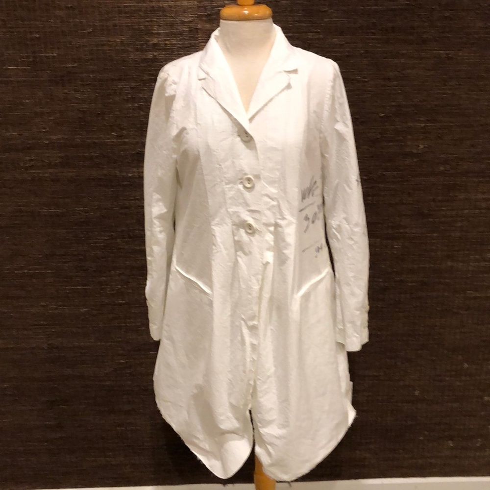 Rundholz lightweight cotton blazer top